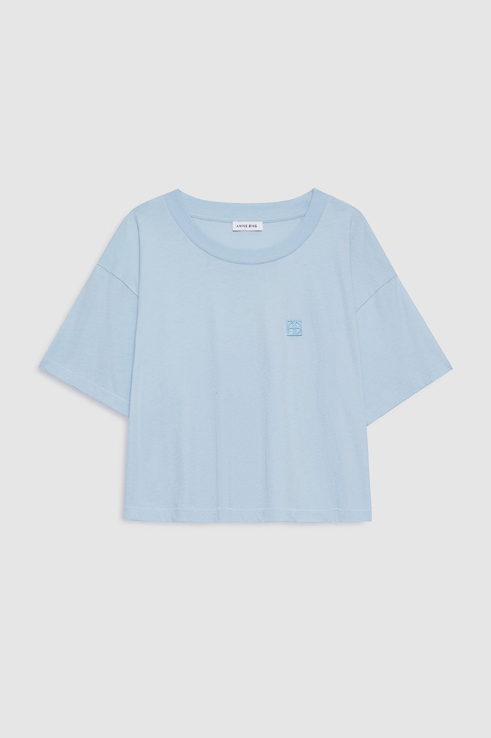 Johnny Cropped Tee - Grey View 3