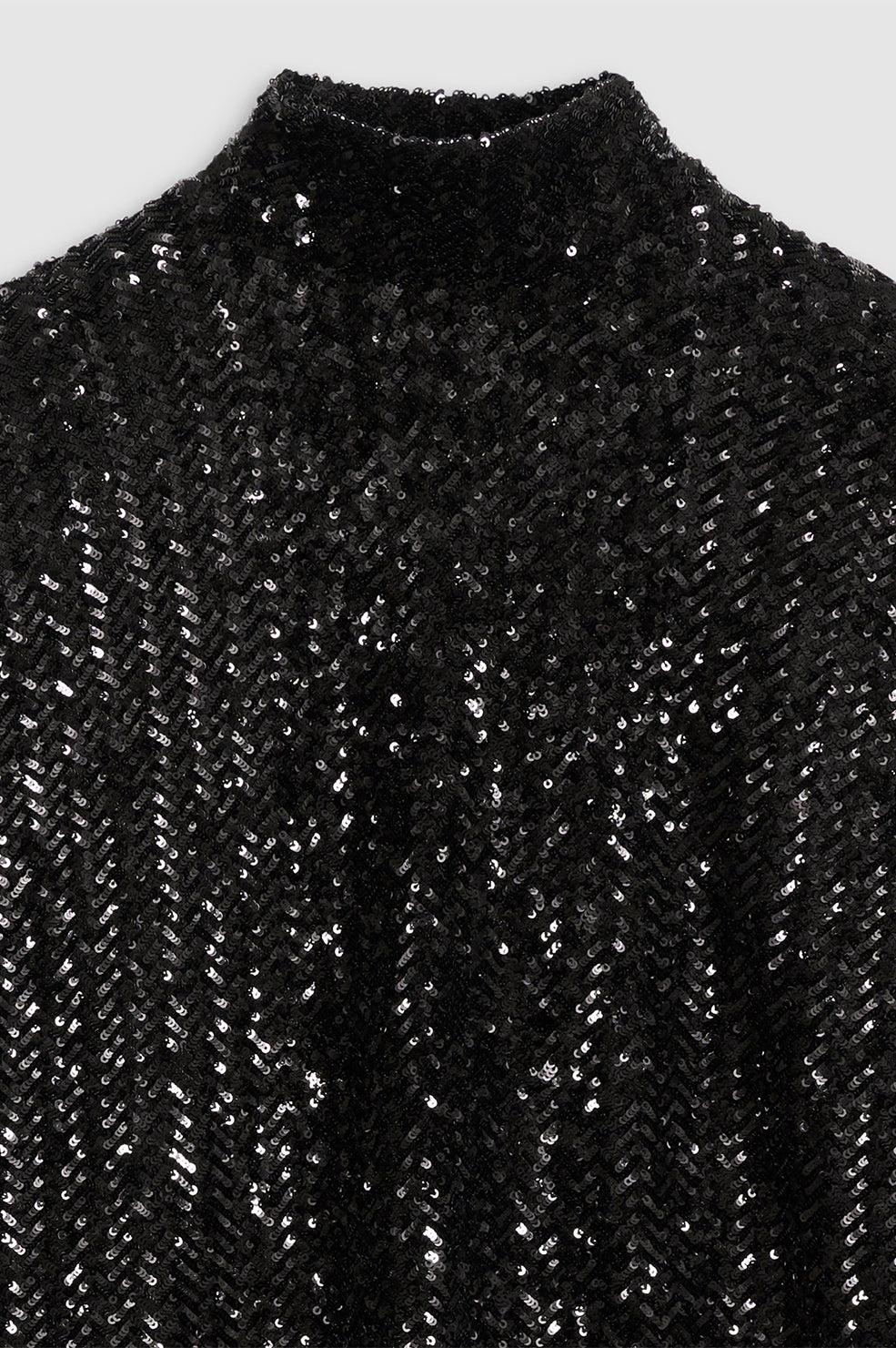 ANINE BING Josephine Top - Black Sequin