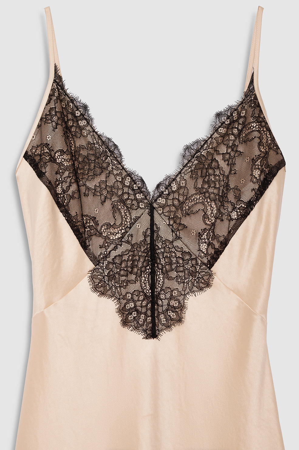 Judy Dress - Golden Beige And Black Lace View 4