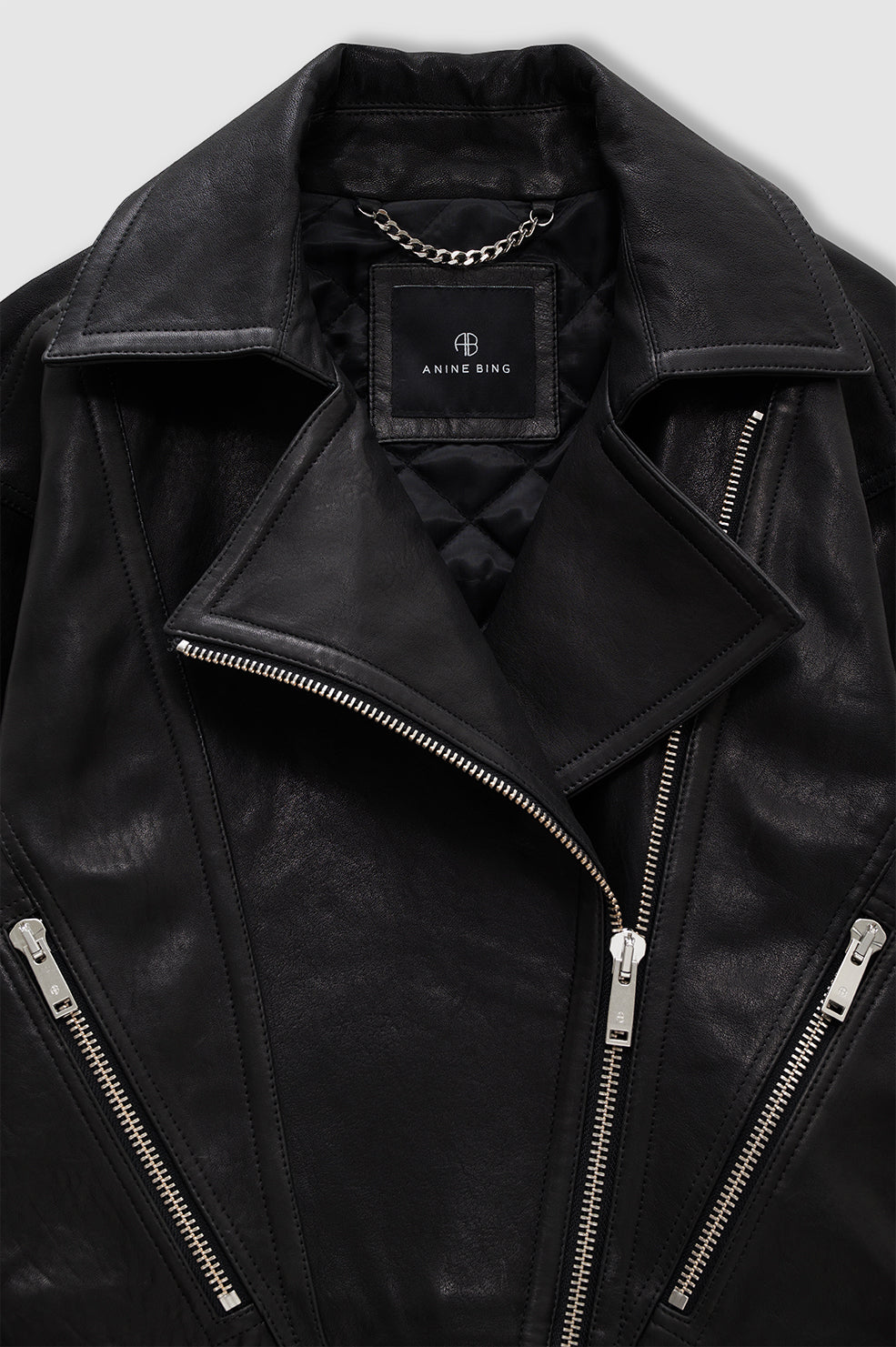 Julie Jacket - Black Leather View 4