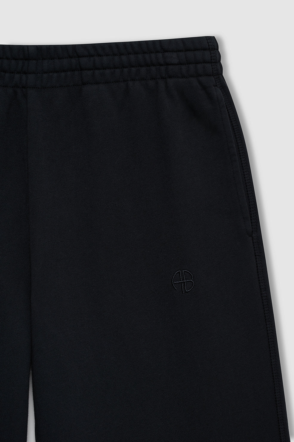 Kacey Sweatpant Monogram - Vintage Black View 4