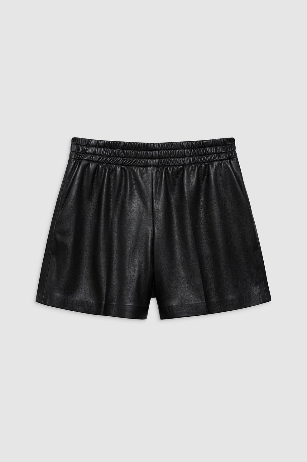 ANINE BING Kam Short - Black Vegan Leather