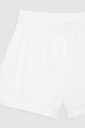 ANINE BING Kam Short - Ivory Linen Blend - Detail View 