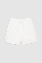 ANINE BING Kam Short - Ivory Linen Blend - Front View 