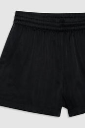 ANINE BING Kam Short - Washed Black - Detail View