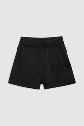 ANINE BING Kam Short - Washed Black - Front View 