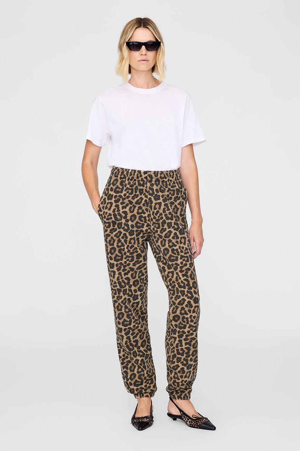 Karter Jogger Framed Monogram - Black And Brown Leopard View 8