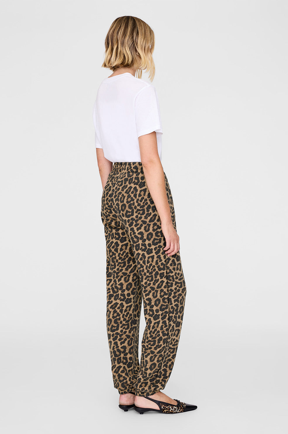 Karter Jogger Framed Monogram - Black And Brown Leopard View 7