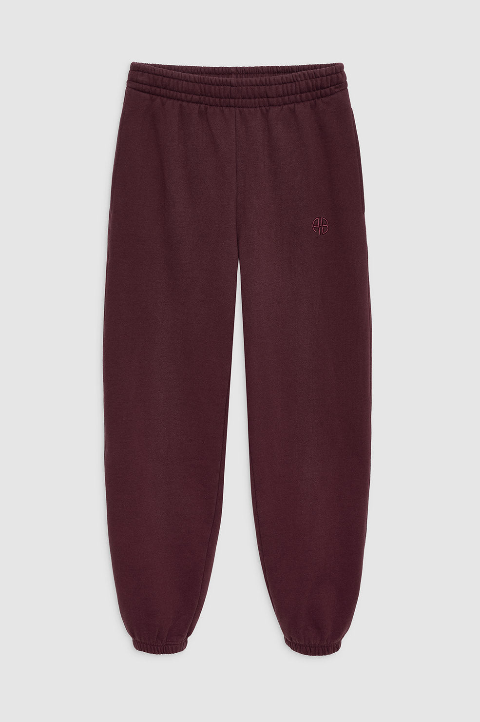 ANINE BING Karter Jogger - Dark Burgundy