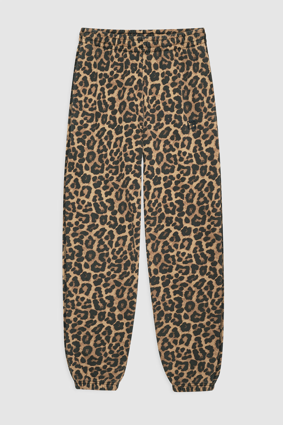 Karter Jogger Framed Monogram - Black And Brown Leopard View 5