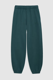 ANINE BING Karter Jogger Framed Monogram - Dark Teal - front view