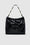 ANINE BING Kate Shoulder Bag - High-Shine Black