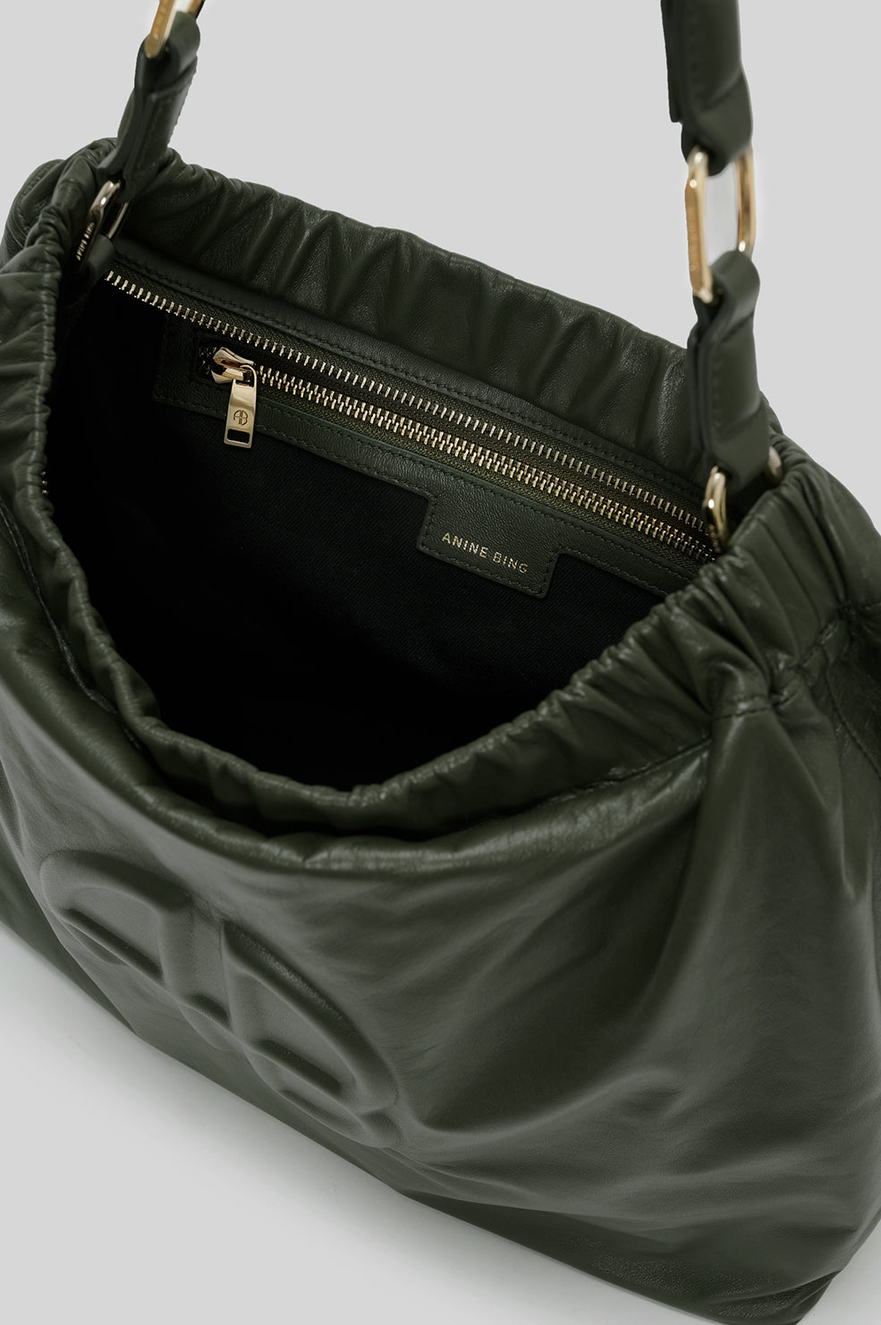 Kate Shoulder Bag - Olive View 4