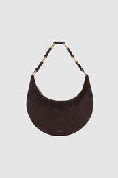 ANINE BING Kate Hobo Bag - Black - Front View