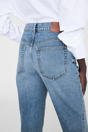 ANINE BING Katherine Jean - Shadow Blue - on model back detail second image