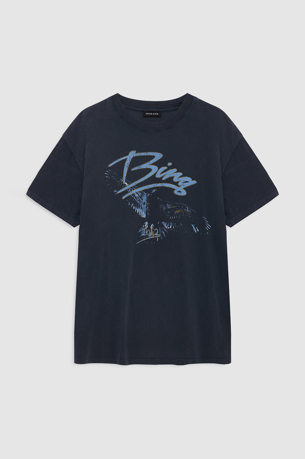 Kent Tee Eagle - Washed Black View 3