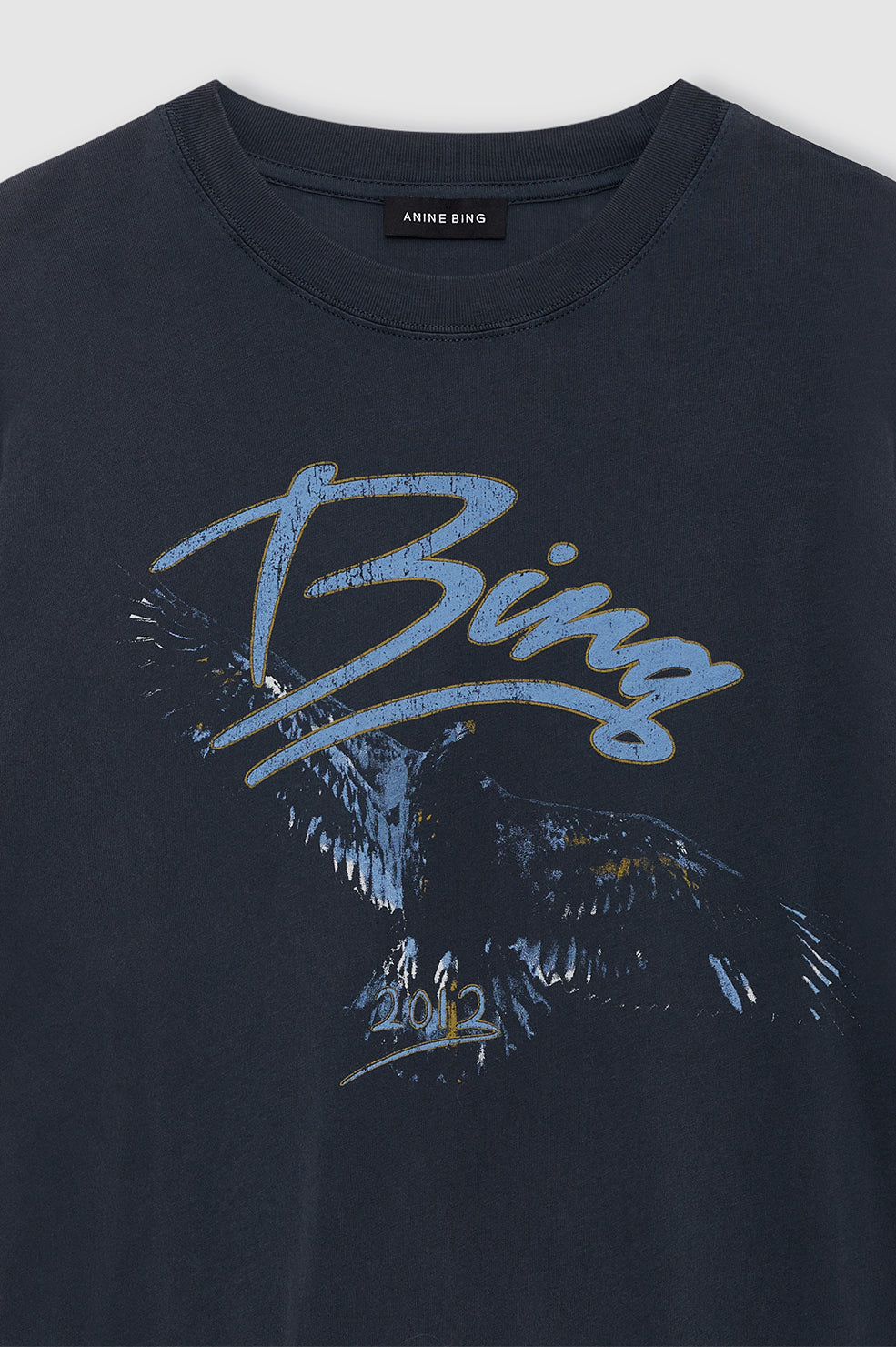 Kent Tee Eagle - Washed Black View 4