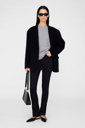 ANINE BING Kylie Pant - Black - on model front