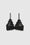 ANINE BING Lace Bra with Trim - Black