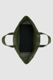 ANINE BING Large Rio Tote - Olive - top view