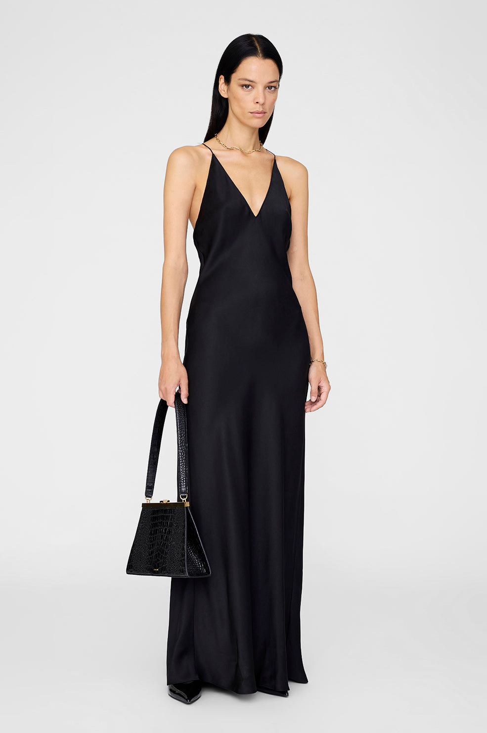 Laurel Dress - Deep Brown View 1