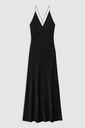 ANINE BING Laurel Dress - Black - front view