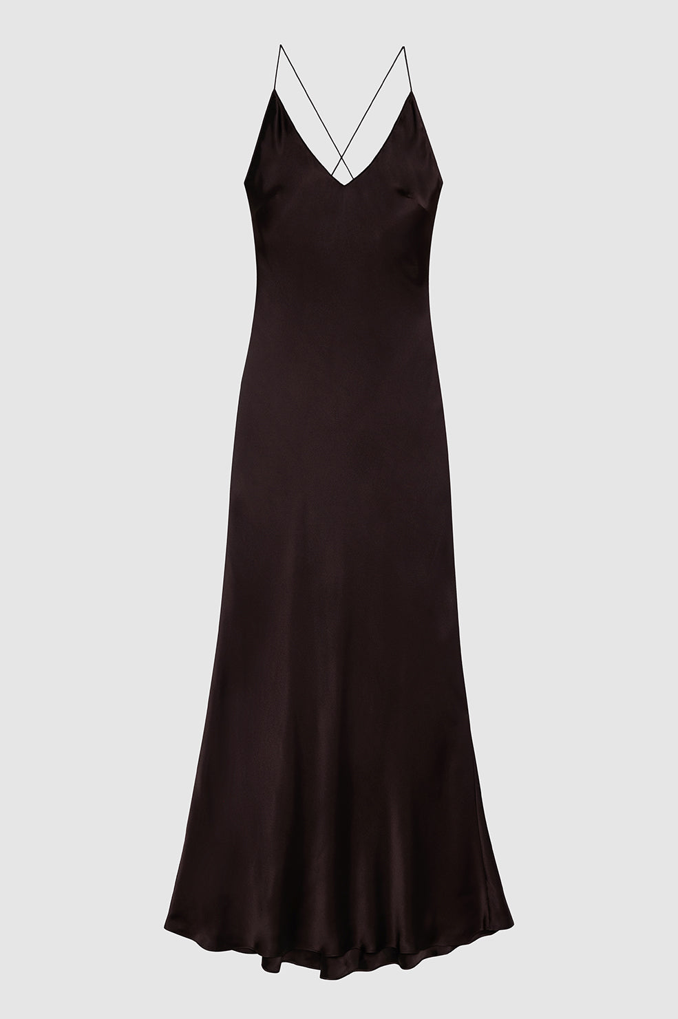 featured-img|ANINE BING Laurel Dress - Deep Brown - front view