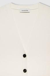 ANINE BING Lawrence Vest - Ivory - Detail View 