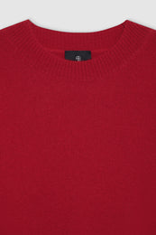 ANINE BING Lee Crew Sweater - Scarlet Red