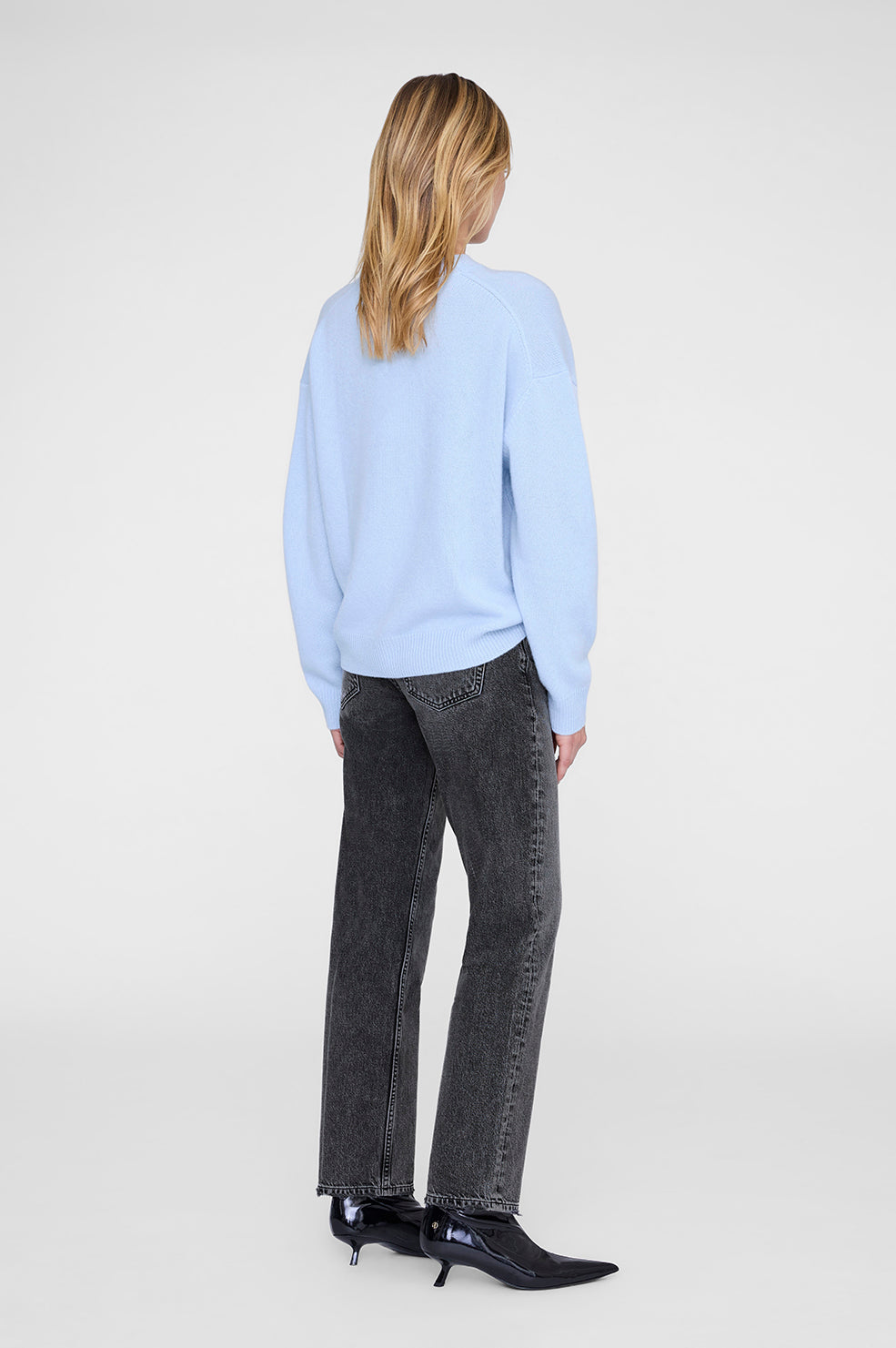 Lee Crew Sweater - Pale Blue View 3