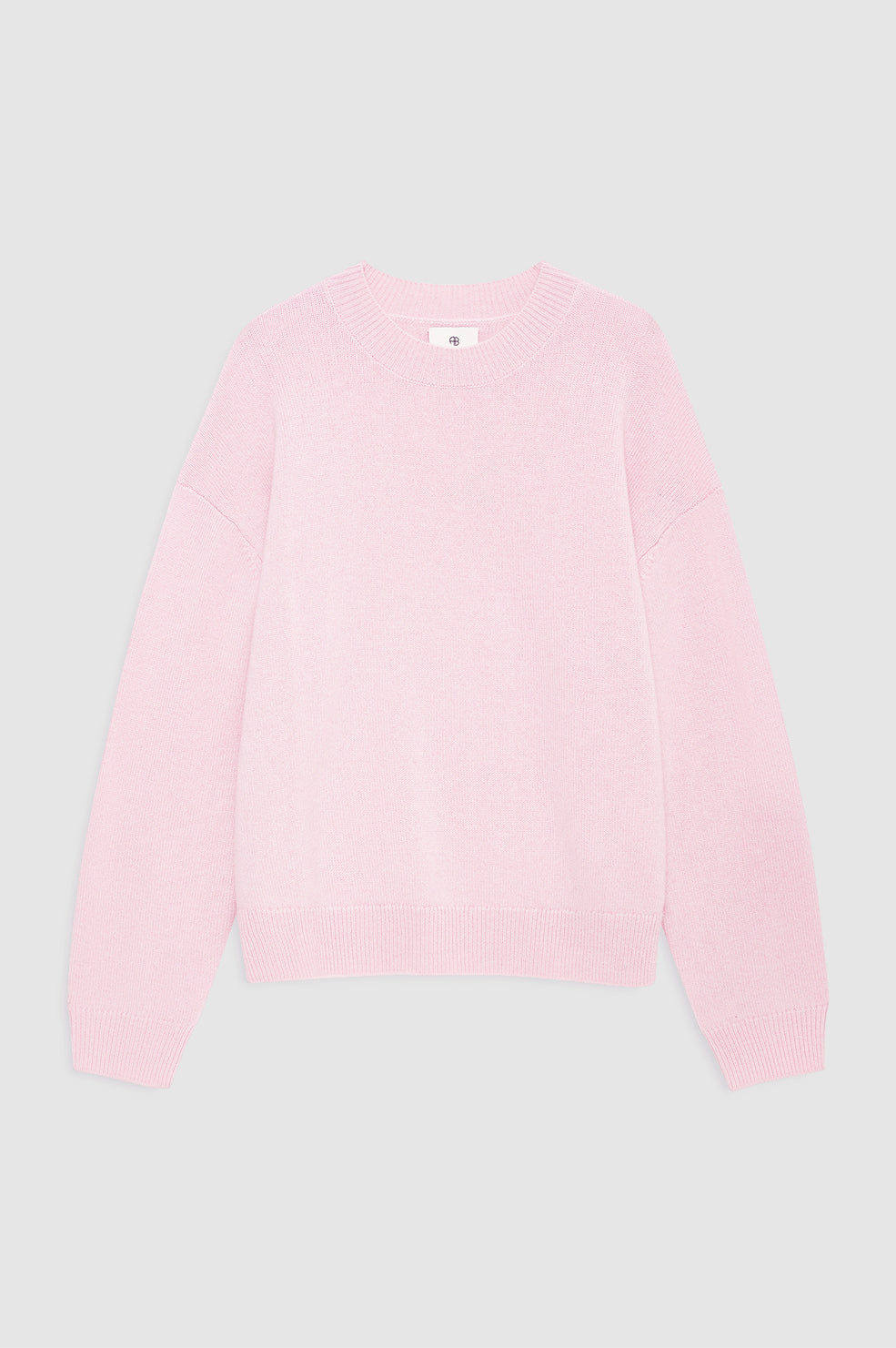 Lee Crew Sweater - Powder Pink View 3