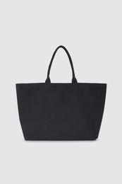 ANINE BING Leo Canvas Tote - Washed Black - back view
