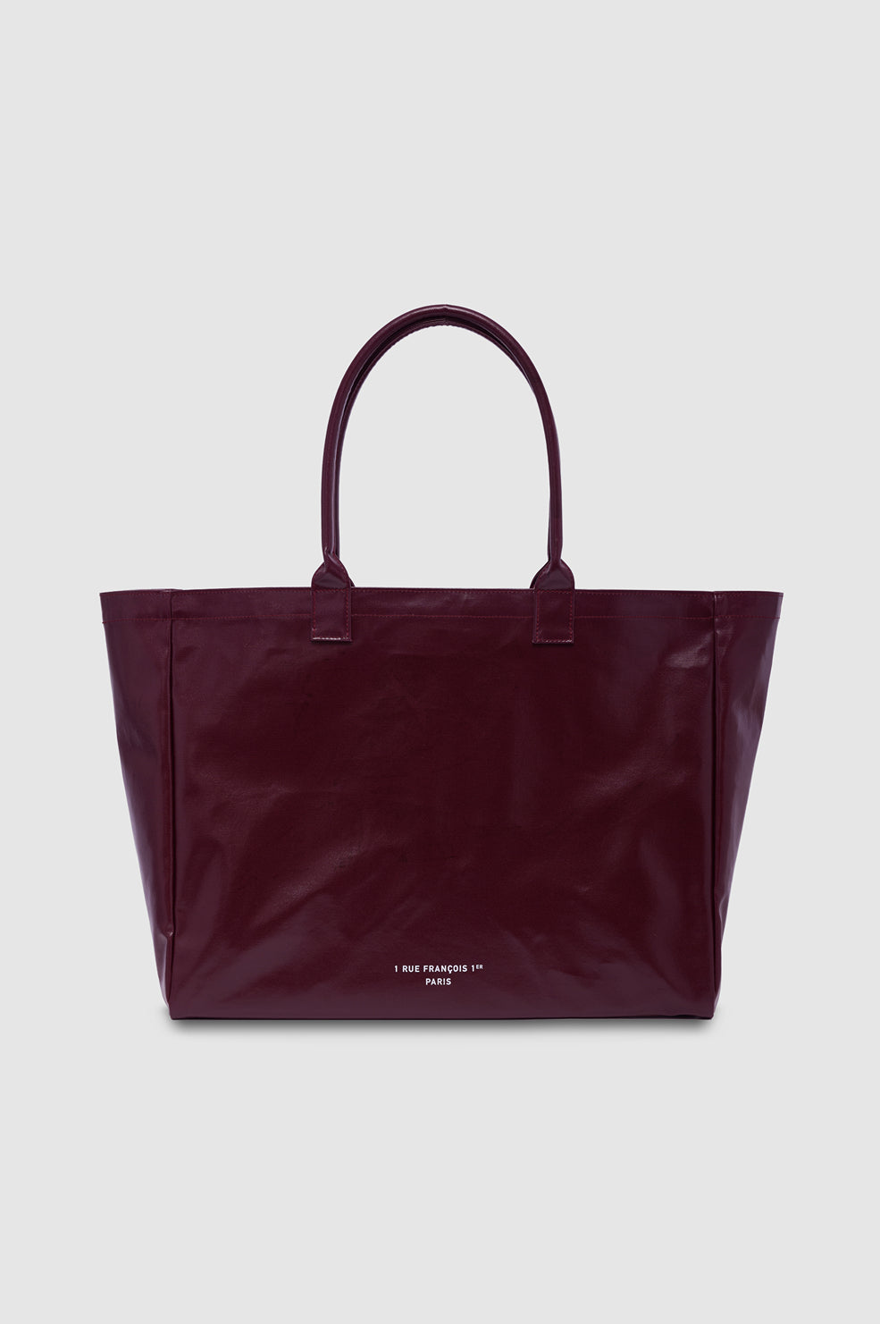 Leo Coated Canvas Tote - Fig View 3