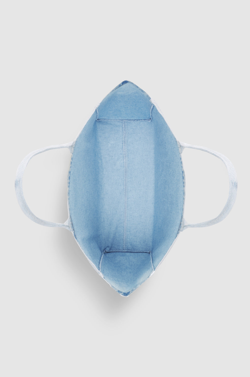 Leo Denim Tote - Shadow Blue View 4