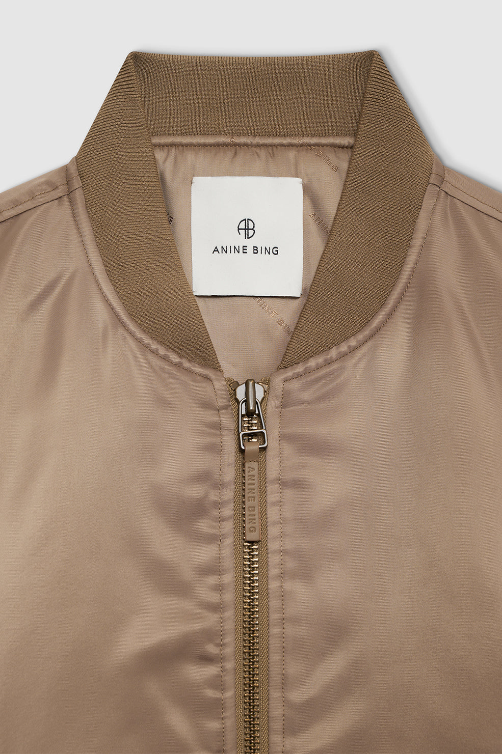 ANINE BING Leon Bomber - Sepia