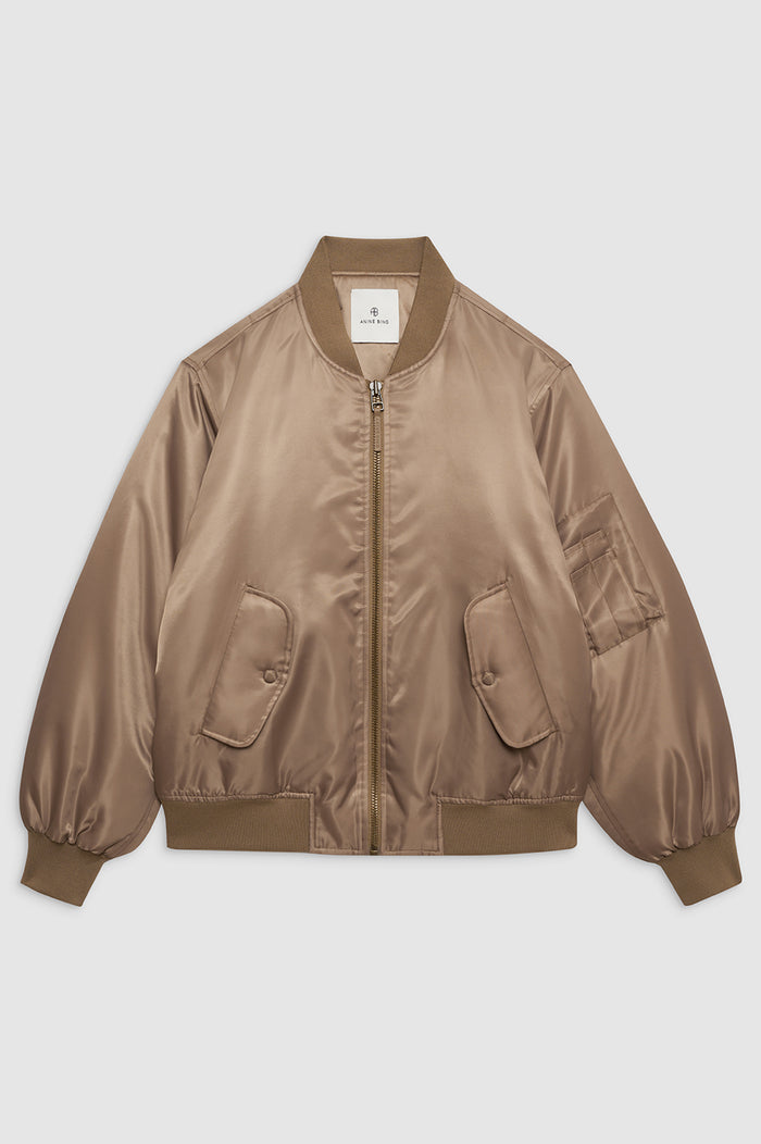 ANINE BING Leon Bomber - Sepia