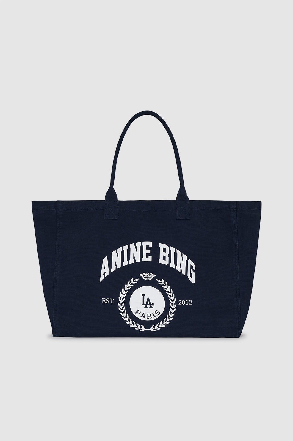 Leo Denim Tote - Shadow Blue View 1