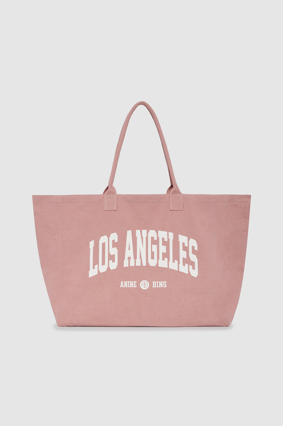 Leo Canvas Tote Collegiate - Fig View 1