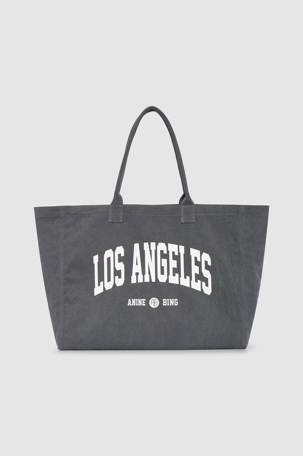 Leo Canvas Tote Collegiate - Fig View 1