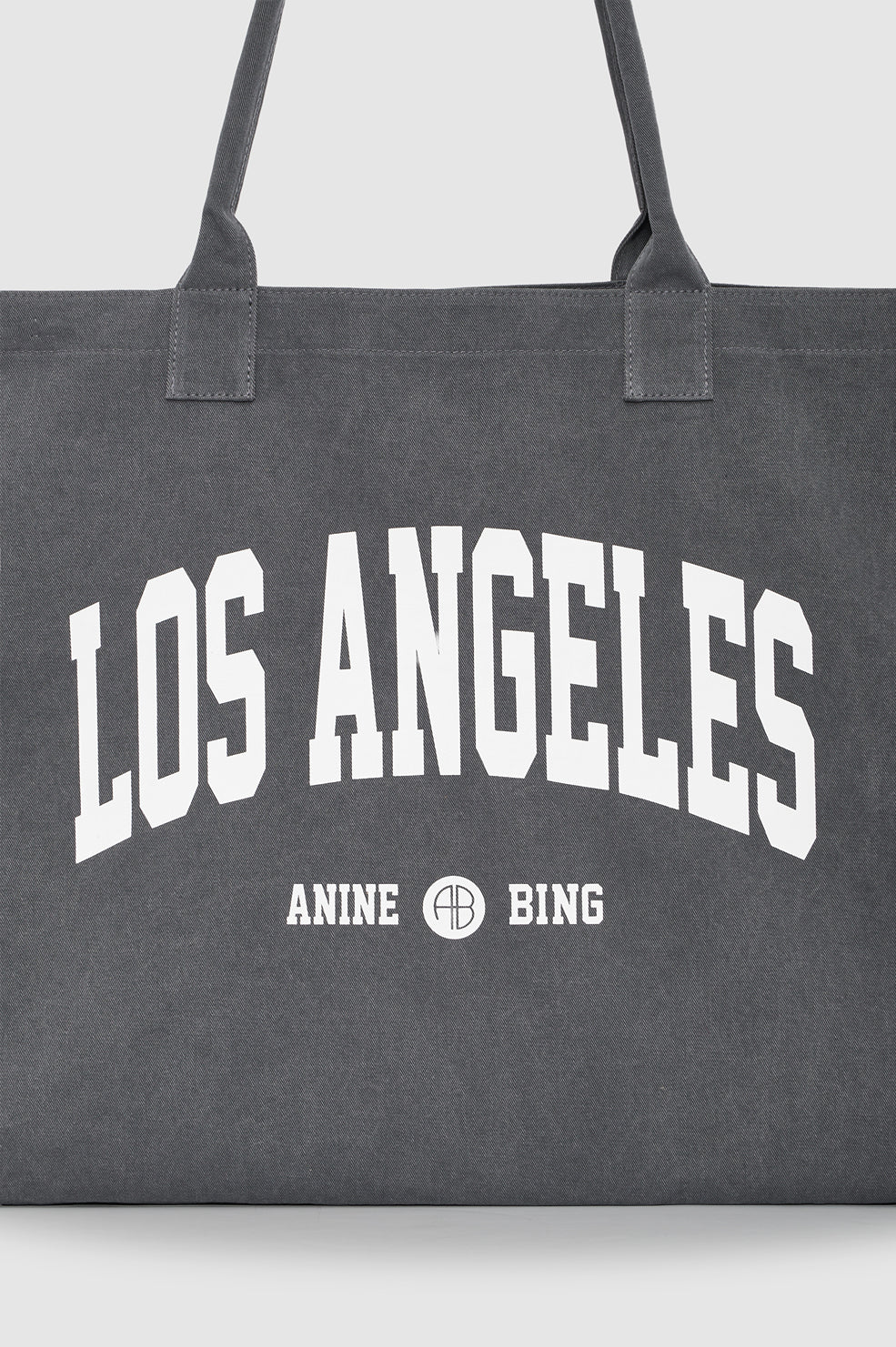 Leo Canvas Tote Collegiate - Fig View 4