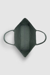 ANINE BING Leo Canvas Tote New York University - Cilantro - top view