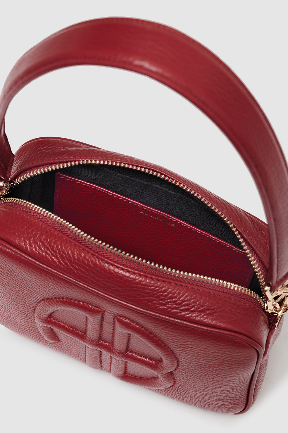 ANINE BING Lili Bag - Red Pebbled