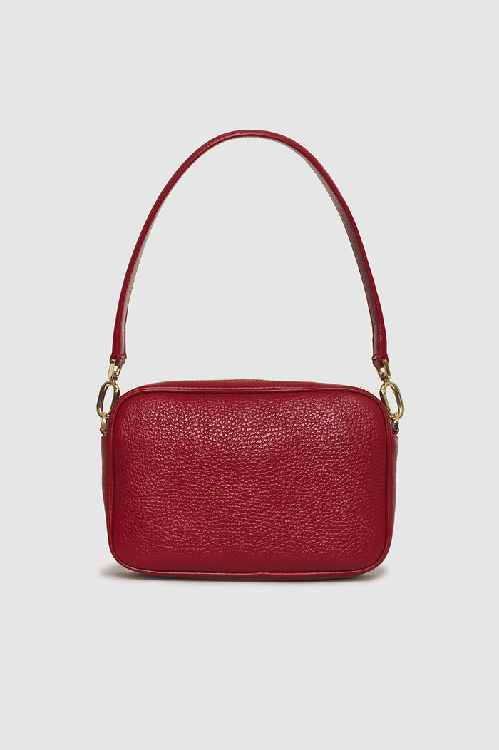 ANINE BING Lili Bag - Red Pebbled