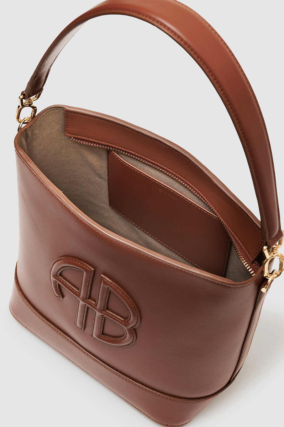 Lili Bucket Bag - Cognac View 5
