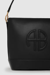 ANINE BING Lili Bucket Bag - Black  - Detail View 