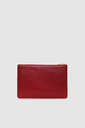 ANINE BING Lili Pouch - Red Pebbled