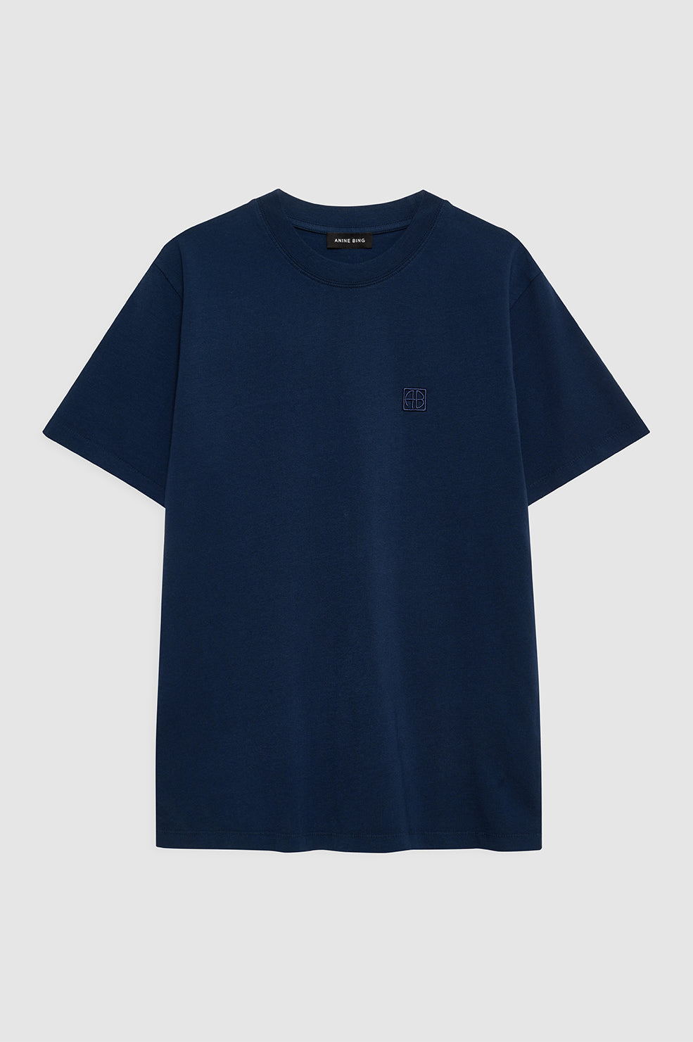 Lili Tee Framed Monogram - Washed Navy View 3