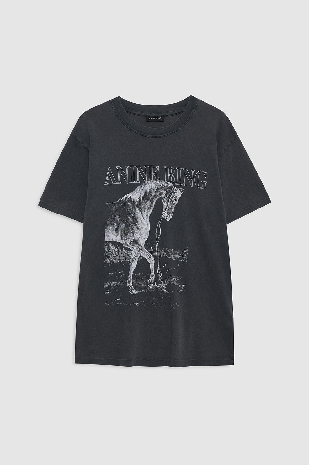 Lili Tee Horse - Washed Black View 3
