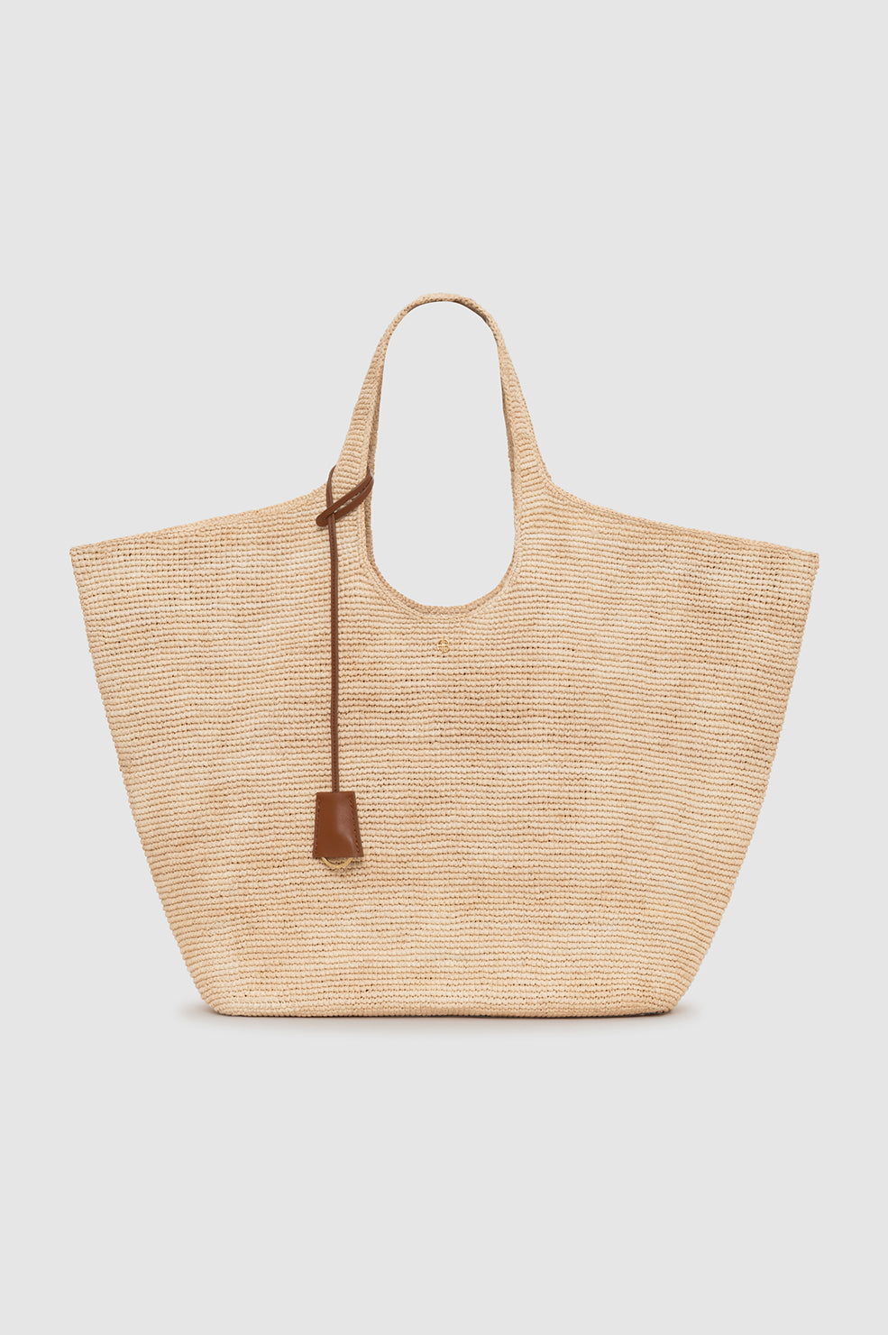 Lili Tote Raffia - Dark Brown View 1