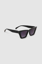ANINE BING Lille Sunglasses - Black - side view